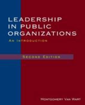 Paperback Leadership in Public Organizations: An Introduction Book