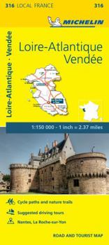 Map Michelin France: Loire-Atlantique, Vend?e Map 316 Book