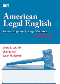 Paperback American Legal English, 2nd Edition: Using Language in Legal Contexts Book