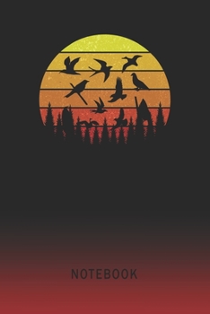 Notebook: Birds Blank Wide Ruled Lined Paper Notepad | Writing Pad Journal | Assignments Taking Class Notes Homework Studying Math Science English Art ... & University Organizer | Student Teacher