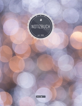 ZMUDACE Notizbuch Blanko: in DIN A4 Softcover | "ZB130 Lichter Strahlend" |156 leere Seiten mit persönlichem Register + Seitenzahlen | Zeichenbuch, ... zum Selbstgestalten (German Edition)