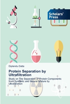 Paperback Protein Separation by Ultrafiltration Book