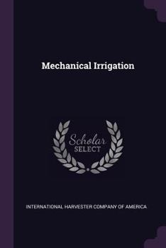 Paperback Mechanical Irrigation Book