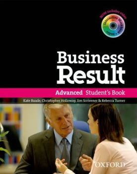 Paperback Business Result: Advanced: Student's Book with DVD-ROM and Online Workbook Pack Book