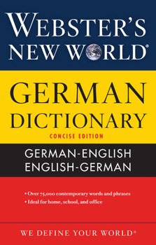 Paperback Webster's New World German Dictionary Book