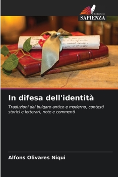 Paperback In difesa dell'identità [Italian] Book