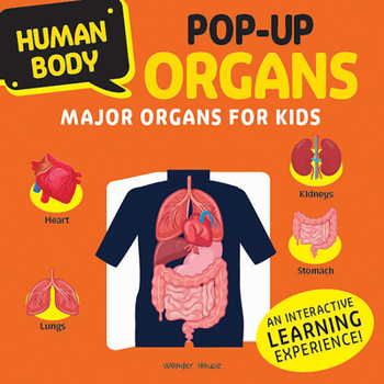 Paperback Human Body Pop-Up Organs Major Organs for Kids Book