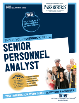 Paperback Senior Personnel Analyst (C-2345): Passbooks Study Guide Volume 2345 Book