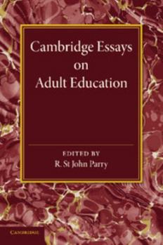 Paperback Cambridge Essays on Adult Education Book