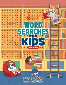 Paperback Word Search for Kids Ages 6-8: Reproducible Worksheets for Classroom & Homeschool Use [Large Print] Book