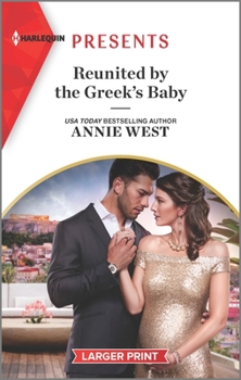 Mass Market Paperback Reunited by the Greek's Baby [Large Print] Book