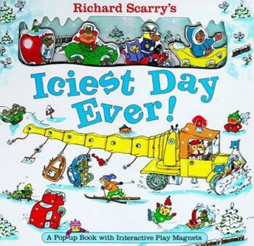 Hardcover Richard Scarry's Iciest Day Ever! [With Magnets] Book