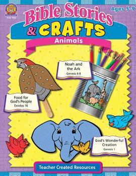 Paperback Bible Stories & Crafts: Animals Book