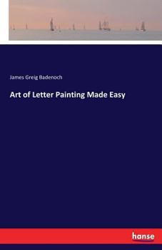 Paperback Art of Letter Painting Made Easy Book