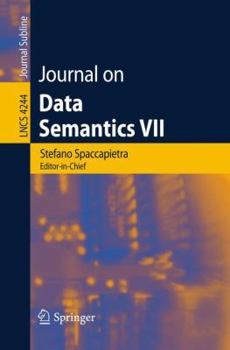 Paperback Journal on Data Semantics VII Book