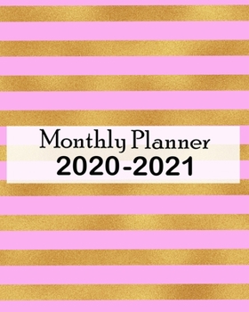 Paperback Monthly Planner 2020-2021: Jan 1, 2020 to Dec 31, 2021: Monthly Planner + Calendar Views Schedule Organizer Book