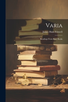 Paperback Varia: Readings From Rare Books Book