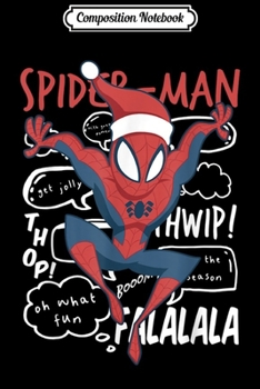 Paperback Composition Notebook: Marvel Spider-Man Retro Swinging Over Rooftops Journal/Notebook Blank Lined Ruled 6x9 100 Pages Book