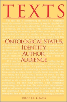 Paperback Texts: Ontological Status, Identity, Author, Audience Book