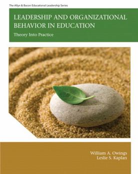 Hardcover Leadership and Organizational Behavior in Education: Theory Into Practice Book