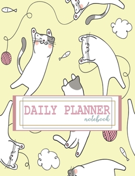 Paperback Notebook: Daily planner notebook with cute cover and daily planner pages, Extra large (8.5 x 11) inches, 110 pages, planner note Book