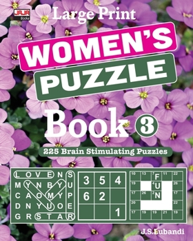 Paperback Large Print WOMEN'S PUZZLE Book 3 [Large Print] Book