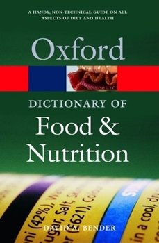 Paperback A Dictionary of Food and Nutrition Book