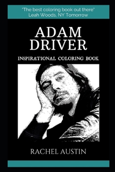 Paperback Adam Driver Inspirational Coloring Book