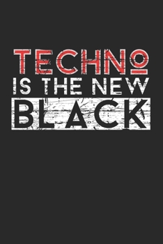 Techno is the new Black: DIN A5 Notizbuch liniert