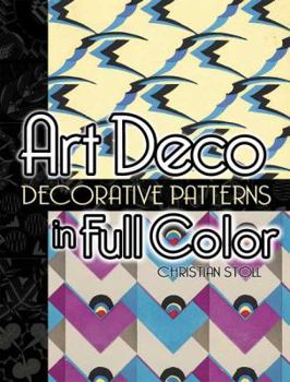 Paperback Art Deco Decorative Patterns in Full Color Book