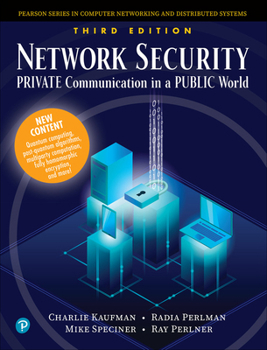 Hardcover Network Security: Private Communication in a Public World Book