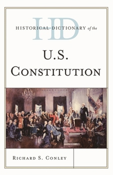 Hardcover Historical Dictionary of the U.S. Constitution Book
