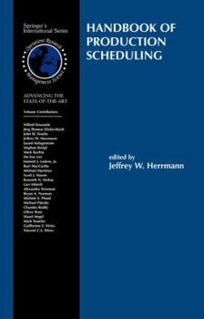 Paperback Handbook of Production Scheduling Book