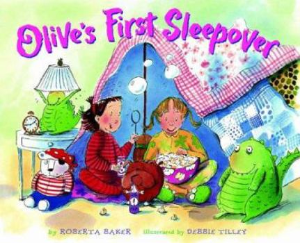 Hardcover Olive's First Sleepover Book