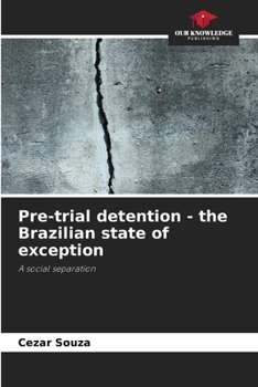 Paperback Pre-trial detention - the Brazilian state of exception Book