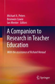 Hardcover A Companion to Research in Teacher Education Book