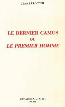 Paperback Le Dernier Camus Ou Le Premier Homme [French] Book