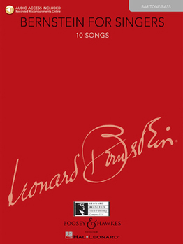 Hardcover Bernstein for Singers - Baritone/Bass: With Piano Accompaniments Online Book