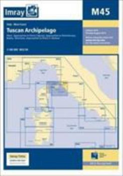 Map Imray Chart M45: Tuscan Archipelago Book