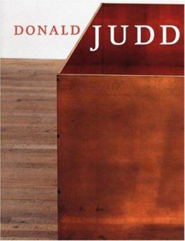 Hardcover Donald Judd Book