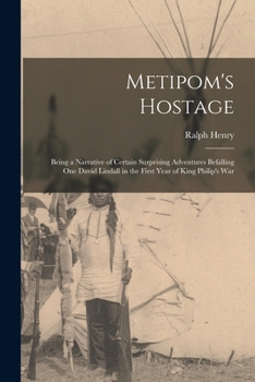 Paperback Metipom's Hostage; Being a Narrative of Certain Surprising Adventures Befalling One David Lindall in the First Year of King Philip's War Book