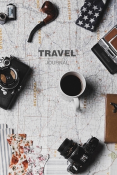 Paperback Travel Journal - 6" x 9" Lined Blank 192 Page Notebook Book