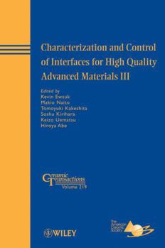Hardcover Ceramic Transactions Volume 219 Book