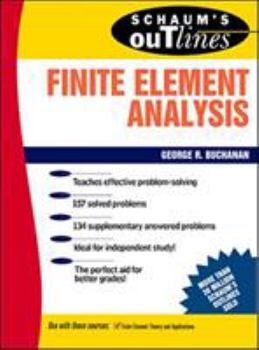 Paperback Schaum's Outline of Finite Element Analysis Book