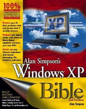 Paperback Alan Simpson's Windows XP Bible Book