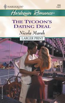 Mass Market Paperback The Tycoon's Dating Deal [Large Print] Book