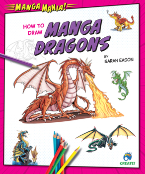 Library Binding How to Draw Manga Dragons Book