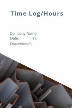 Paperback Time Log/Hours Book