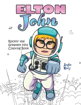 Paperback Elton John Rockin' the Greatest Hits Coloring Book