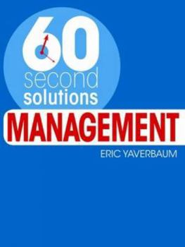 Paperback Management (60 Second Solutions) Book